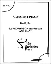 Concert Piece Euphonium and Piano P.O.D. cover